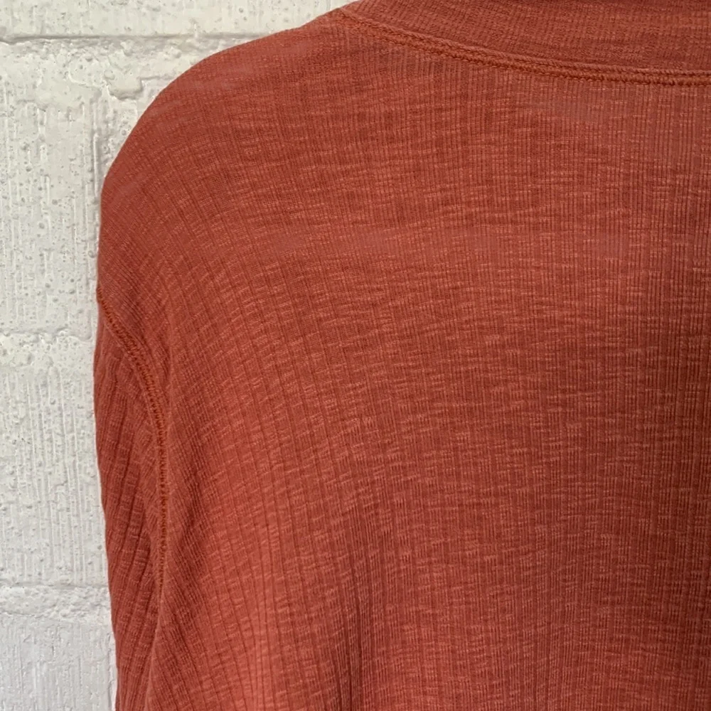 Lululemon Dare to Drape Long Sleeve Top Rustic Clay Top size medium